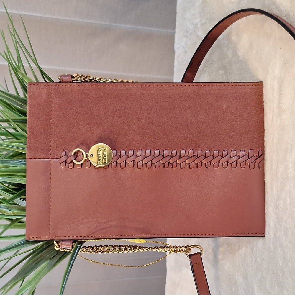 New See By Chloe Leather Crossbody Pouch